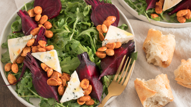 Image of Beet and Bleu Cheese Salad