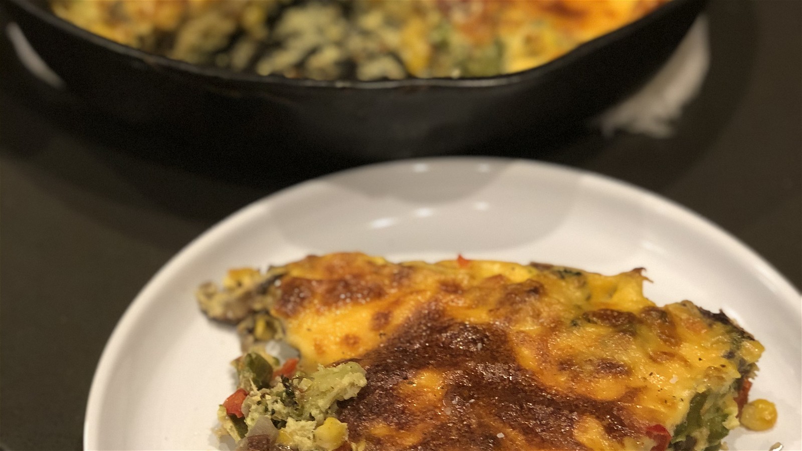 Vegetable Queso Frittata