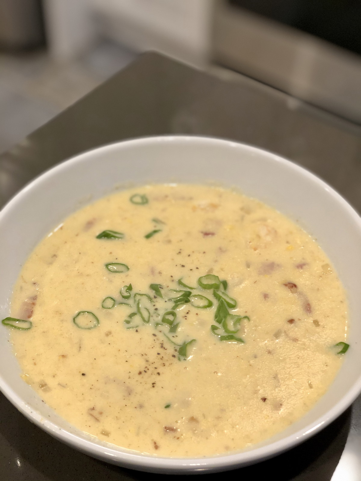 Sweet Corn and Shrimp Chowder