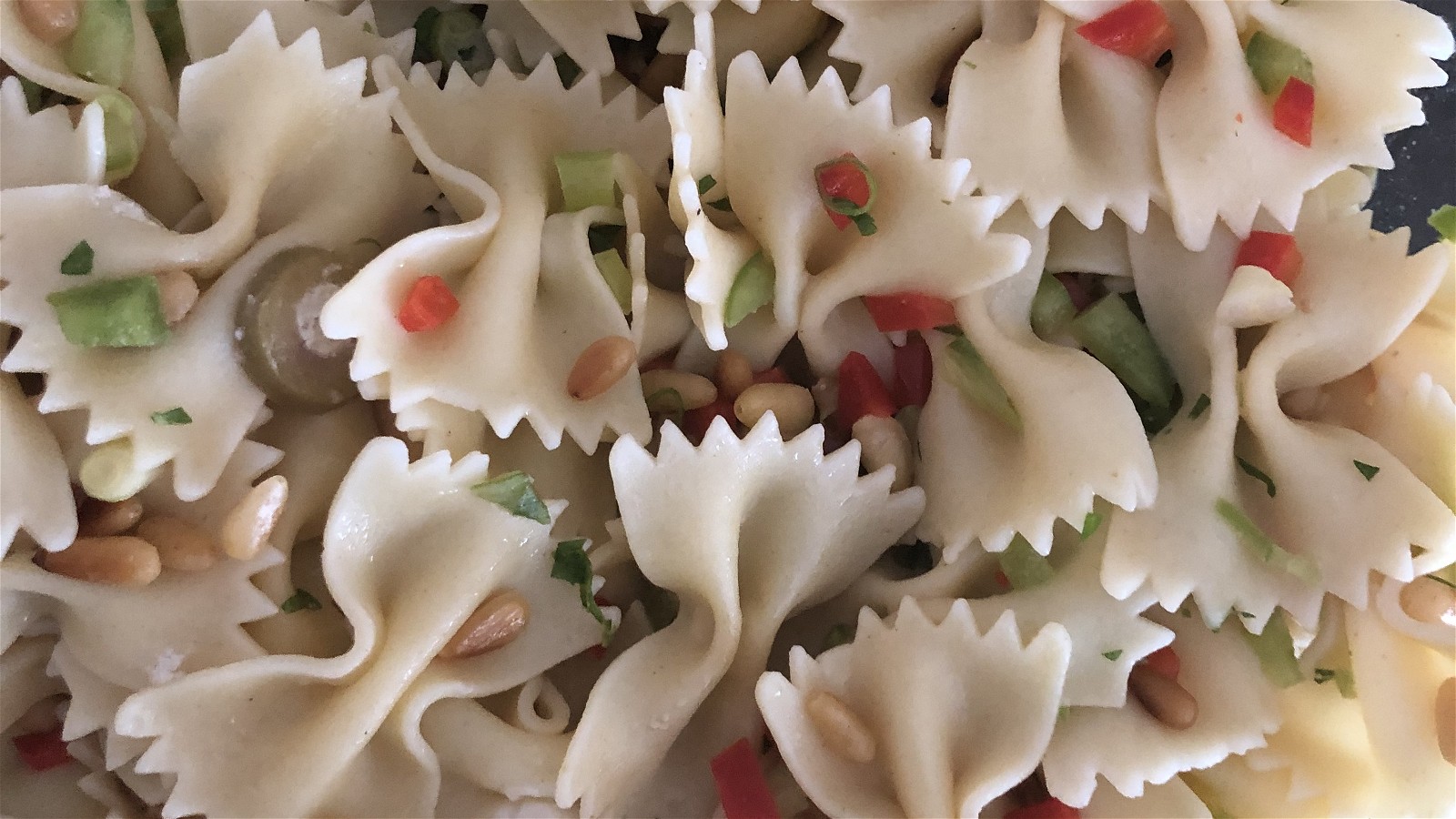 Pine Nut Pasta Salad