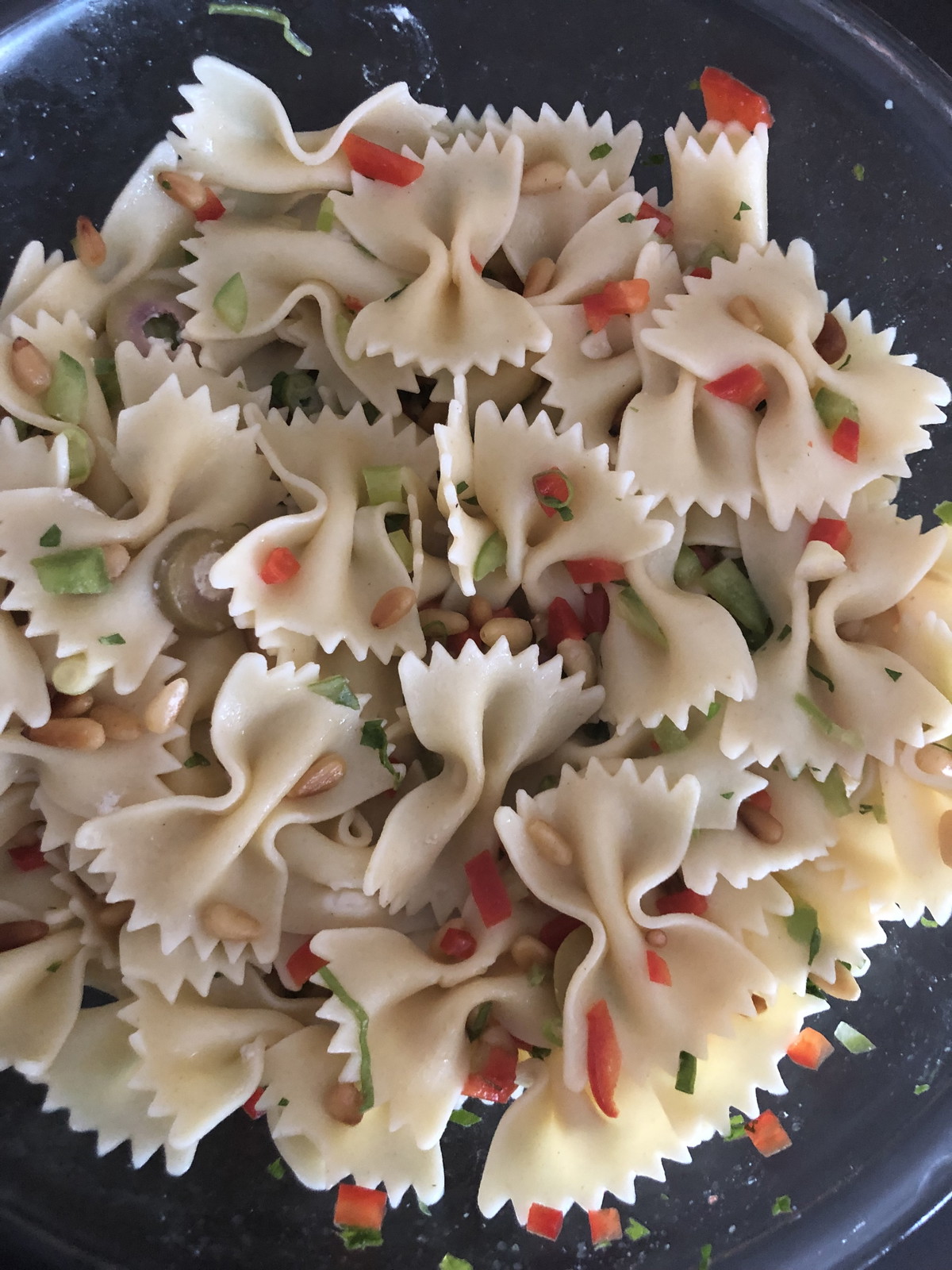 Pine Nut Pasta Salad