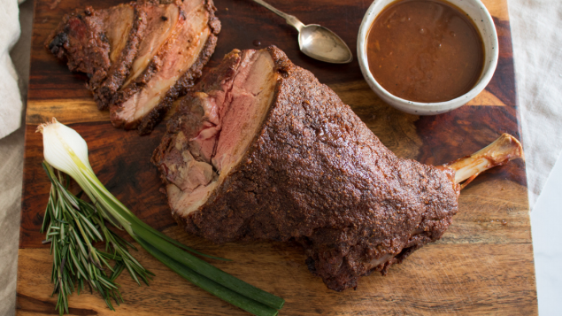 Honey Mustard Roasted Lamb
