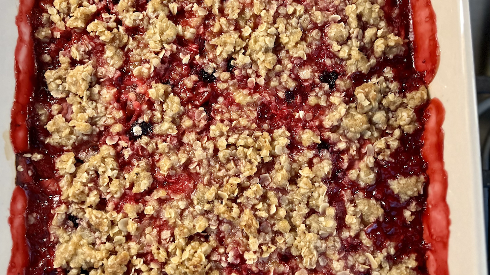 Rhubarb Crisp
