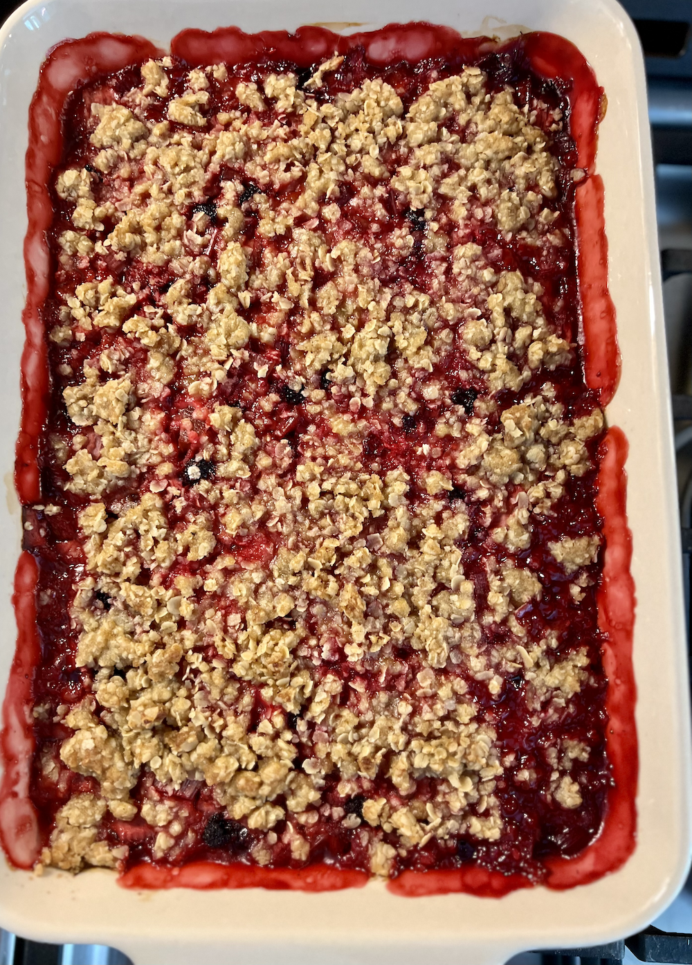 Rhubarb Crisp