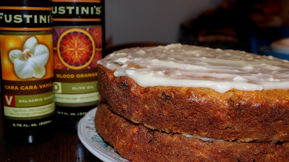 Carrot Cake with Orange Frosting
