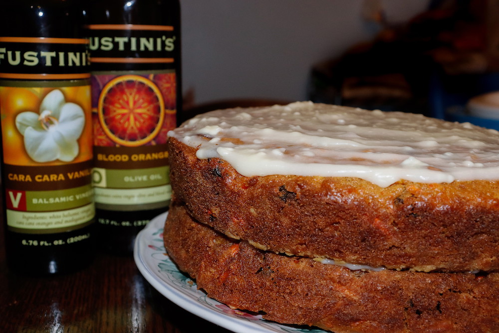 Carrot Cake with Orange Frosting