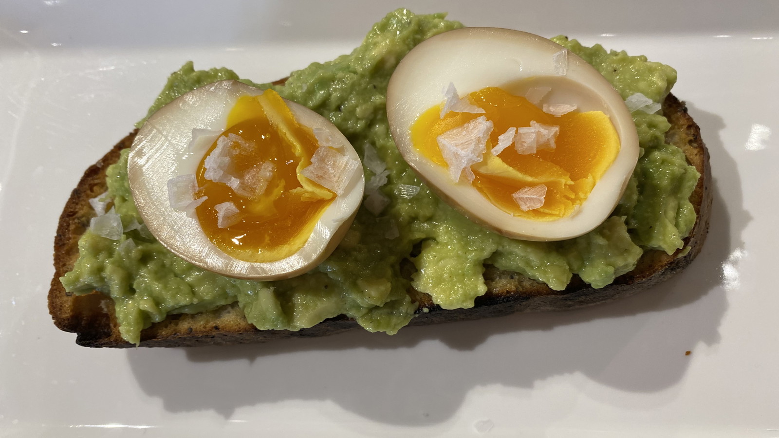 Avocado Toast with Marinated Eggs