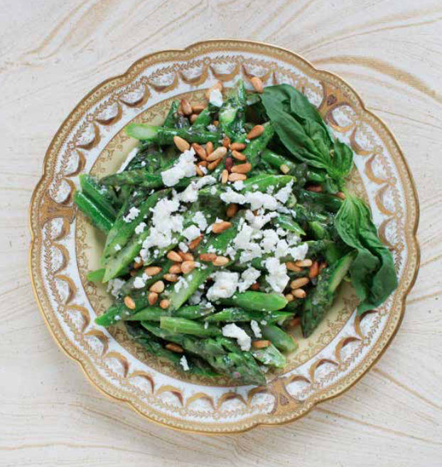 Crisp Asparagus with Herb Vinaigrette