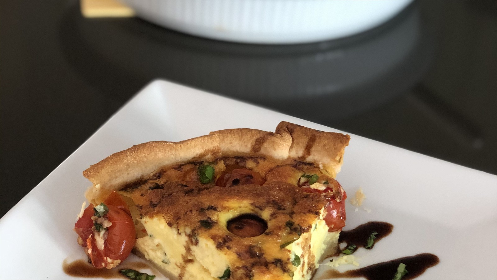 Caprese Quiche