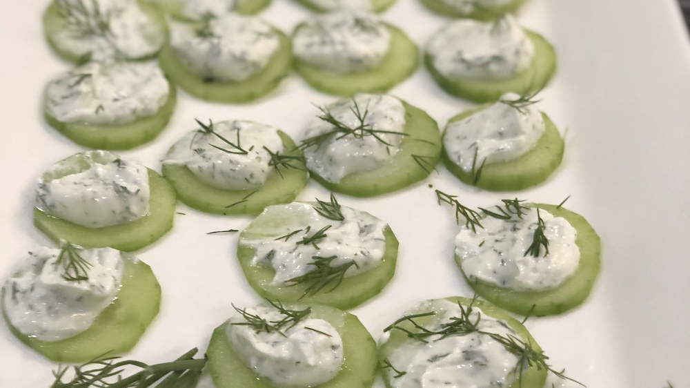 Tzatziki Cucumber Bites