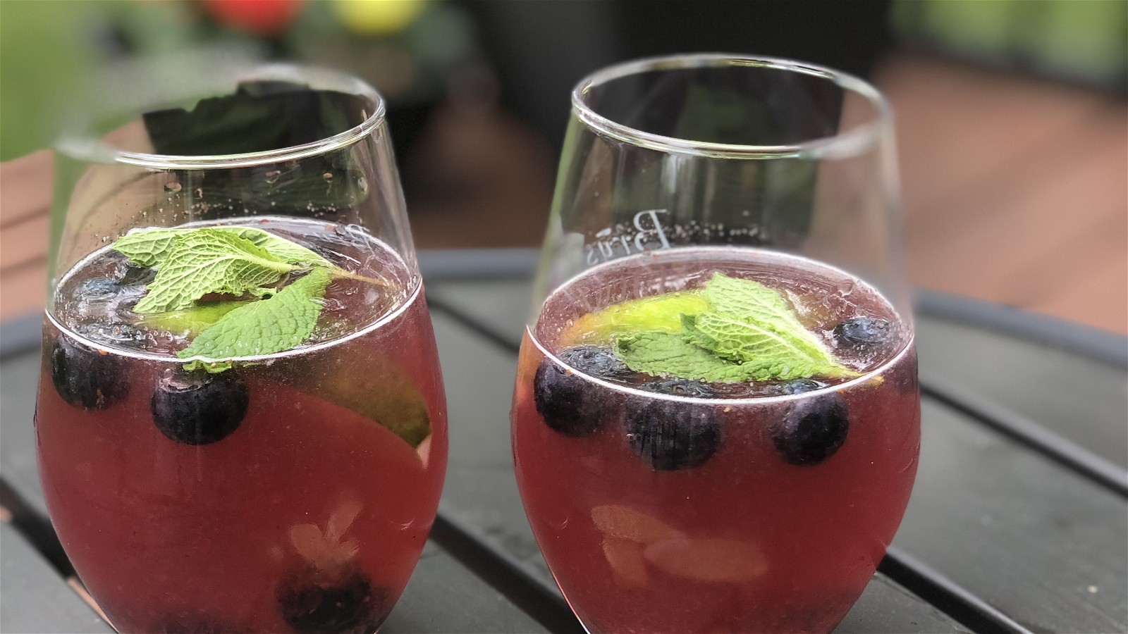 Image of Blueberry Rosé Mojito