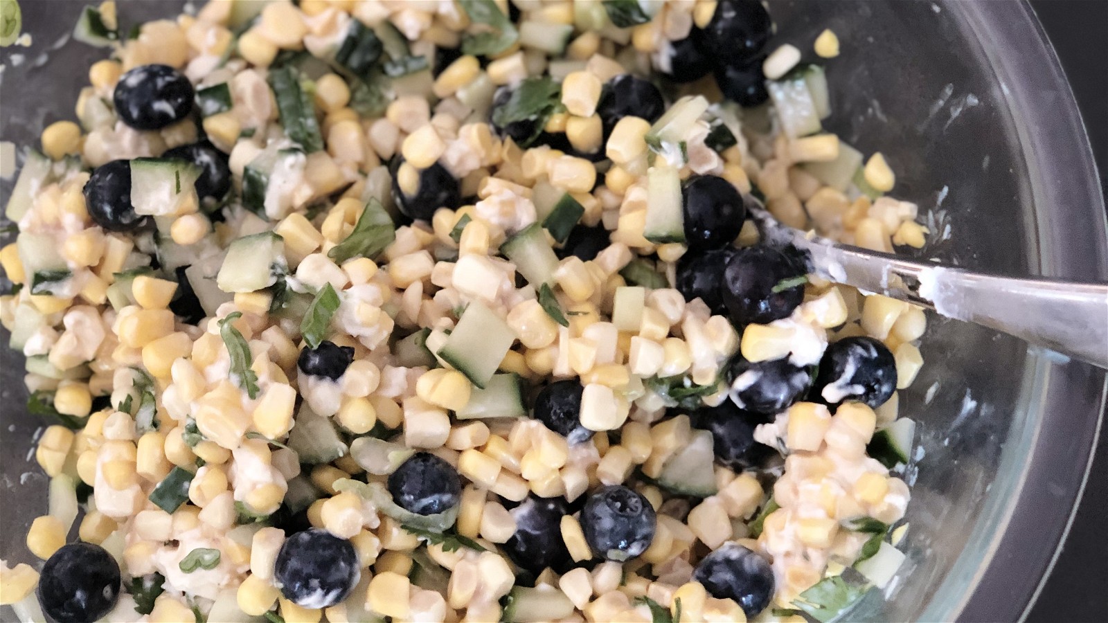 Image of Blueberry, Corn and Feta Salad