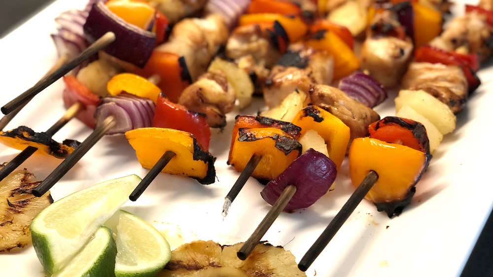 Hawaiian Chicken Skewers