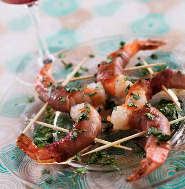 Spicy Shrimp Kebabs