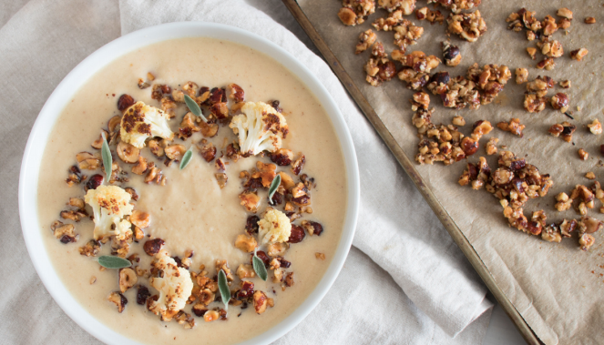 Roasted Cauliflower Soup