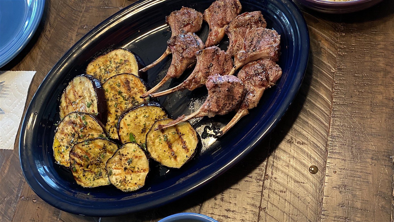 Image of Grilled Lamb Chops with Mint Chimichurri