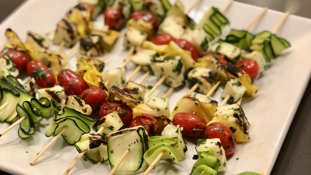 Halloumi Vegetable Kebab