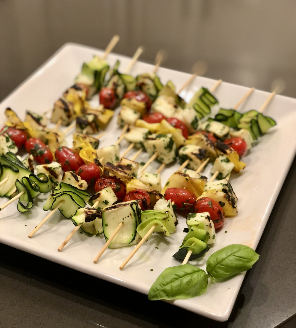 Halloumi Vegetable Kebab