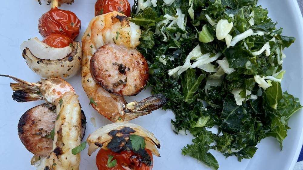 Image of Grilled Cajun Shrimp Kebabs