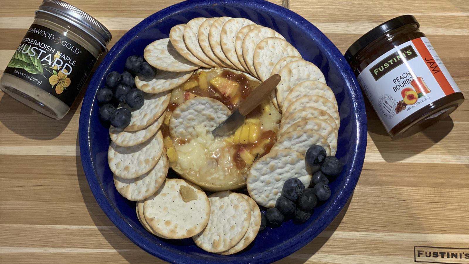 Image of Baked Brie with Peaches