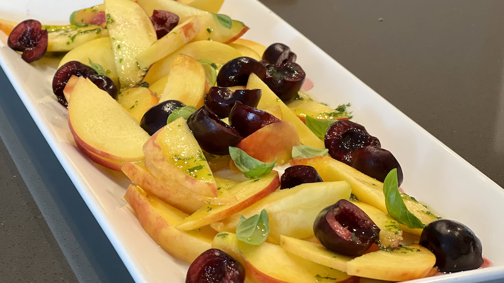 Stone Fruit Caprese