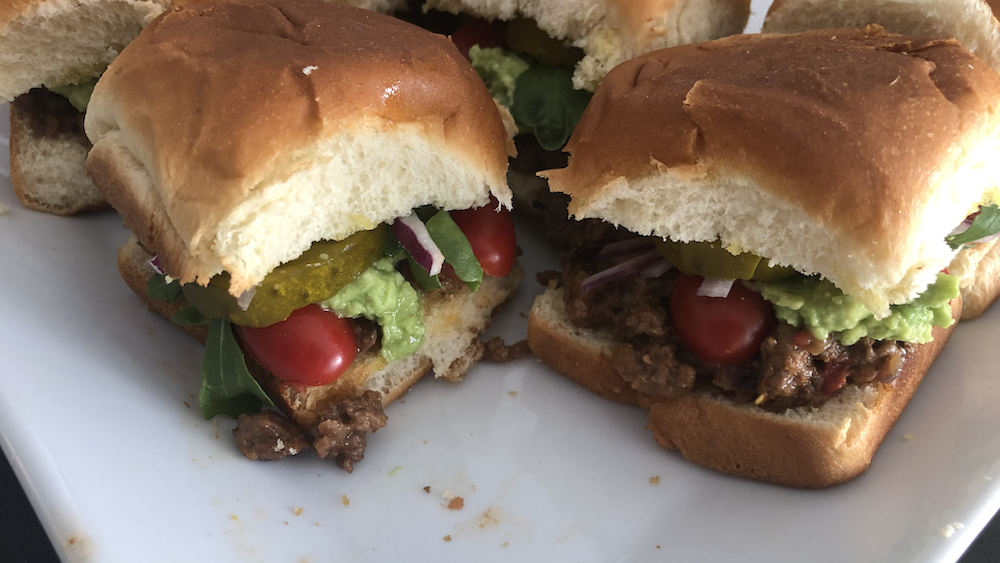 Sloppy Cheesesteak Sliders