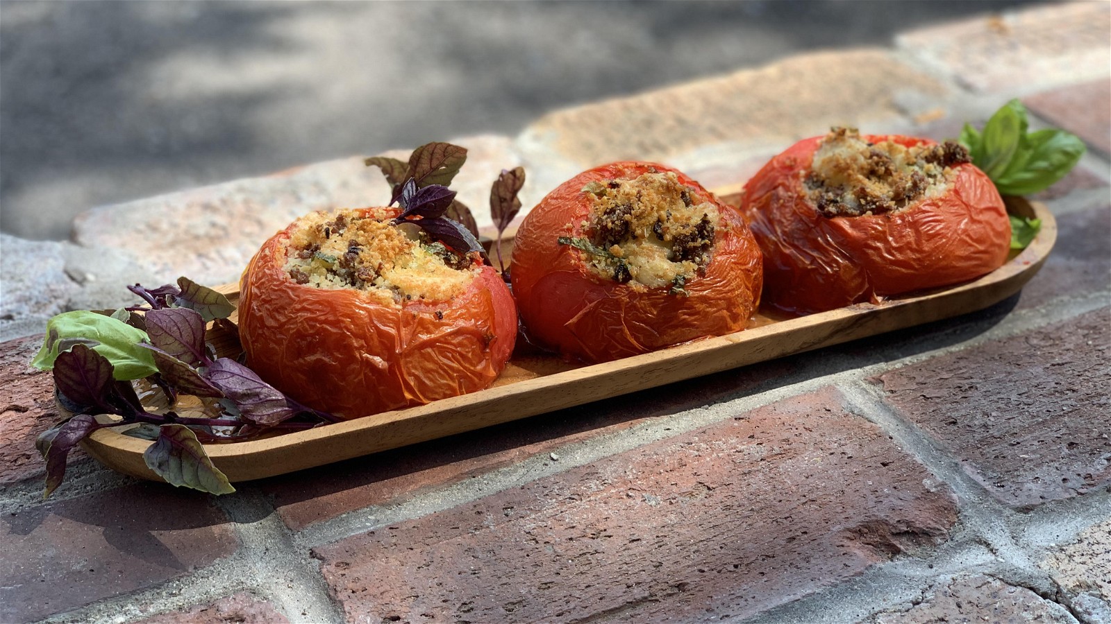Cheesy Stuffed Tomatoes