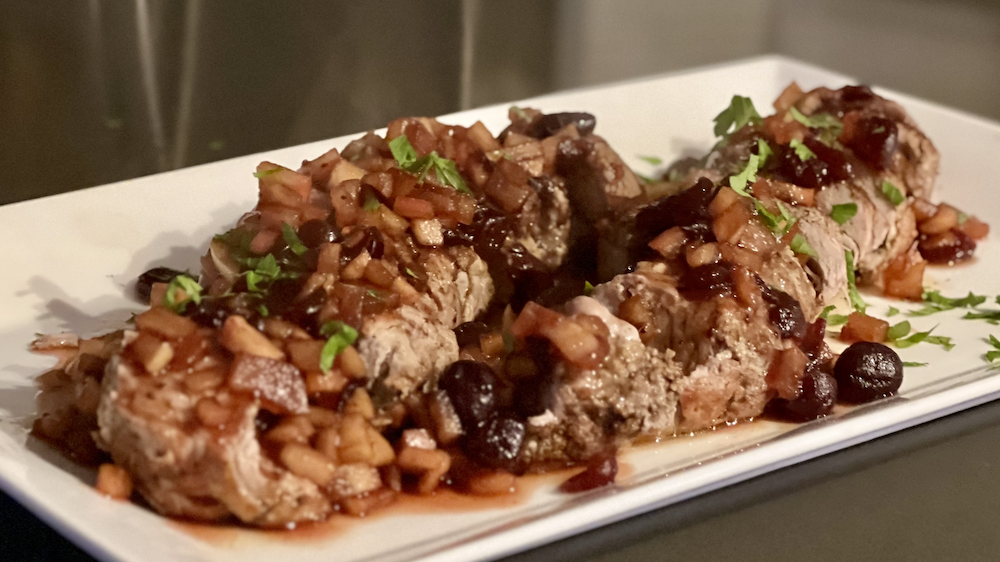 Image of Apple and Cranberry Pork Tenderloin