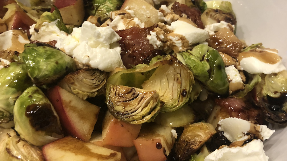 Image of Roasted Brussels Sprouts with Apples
