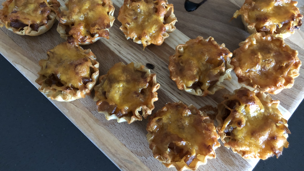Image of Cheddar Apple Phyllo Cups
