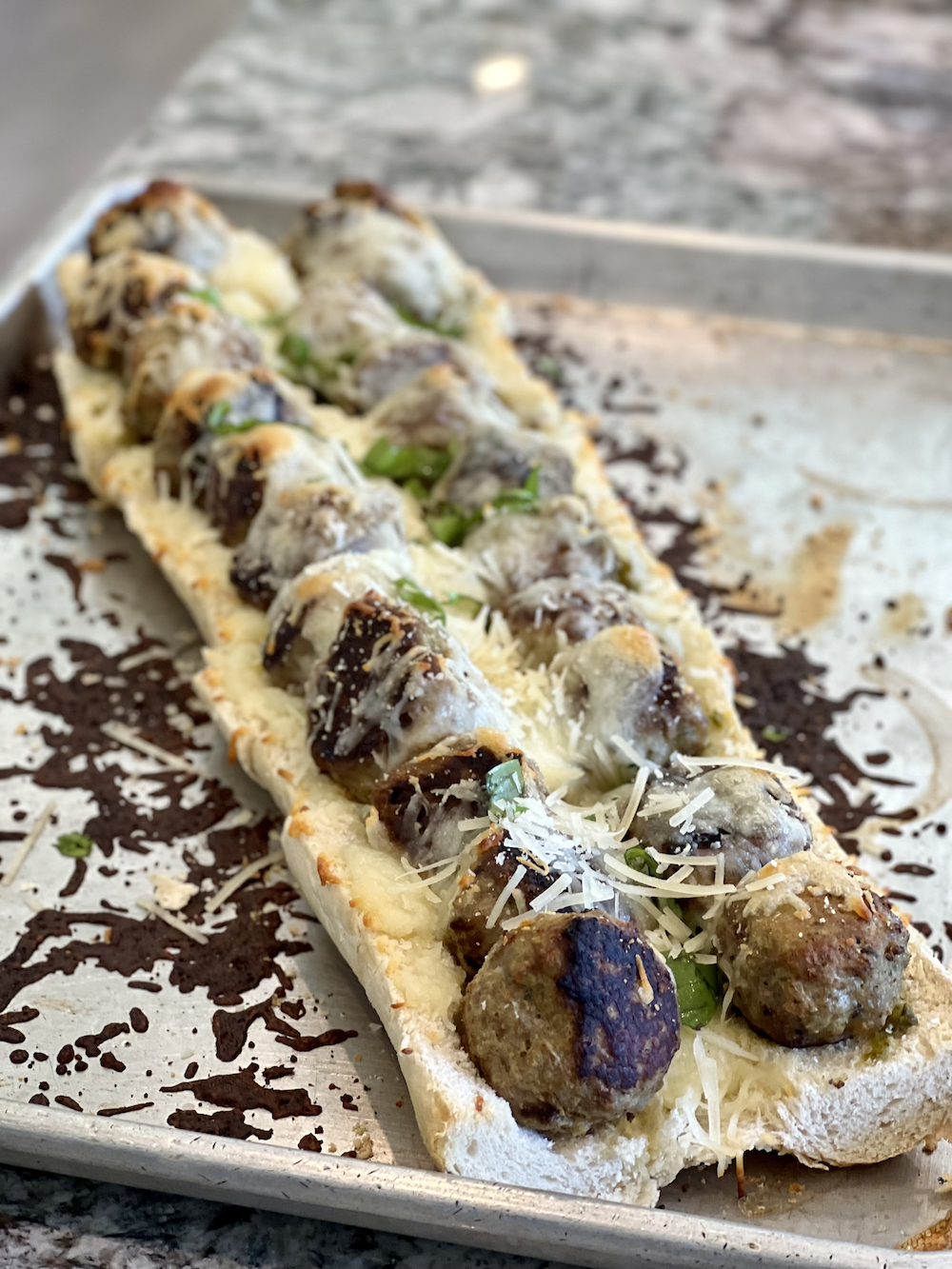 Pesto Meatball Melt