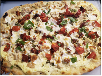 Chicken Pesto Pizza