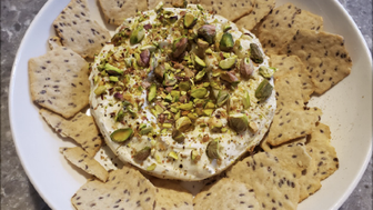 Whipped Feta with Honey and Pistachios