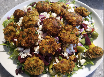 Greek Falafel Salad Bowl