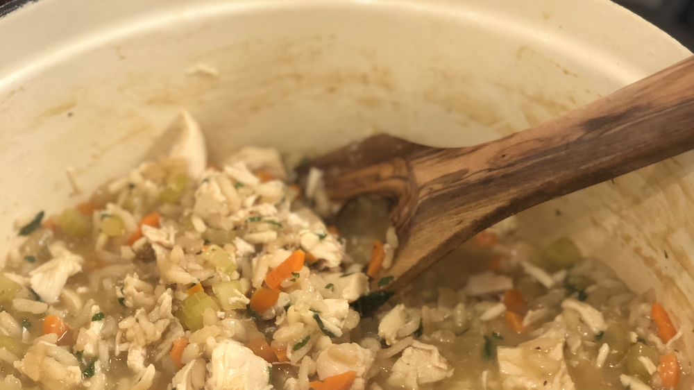 Image of Chicken Soup Risotto