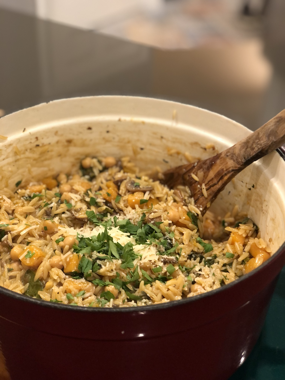 Fall Vegetable Orzo