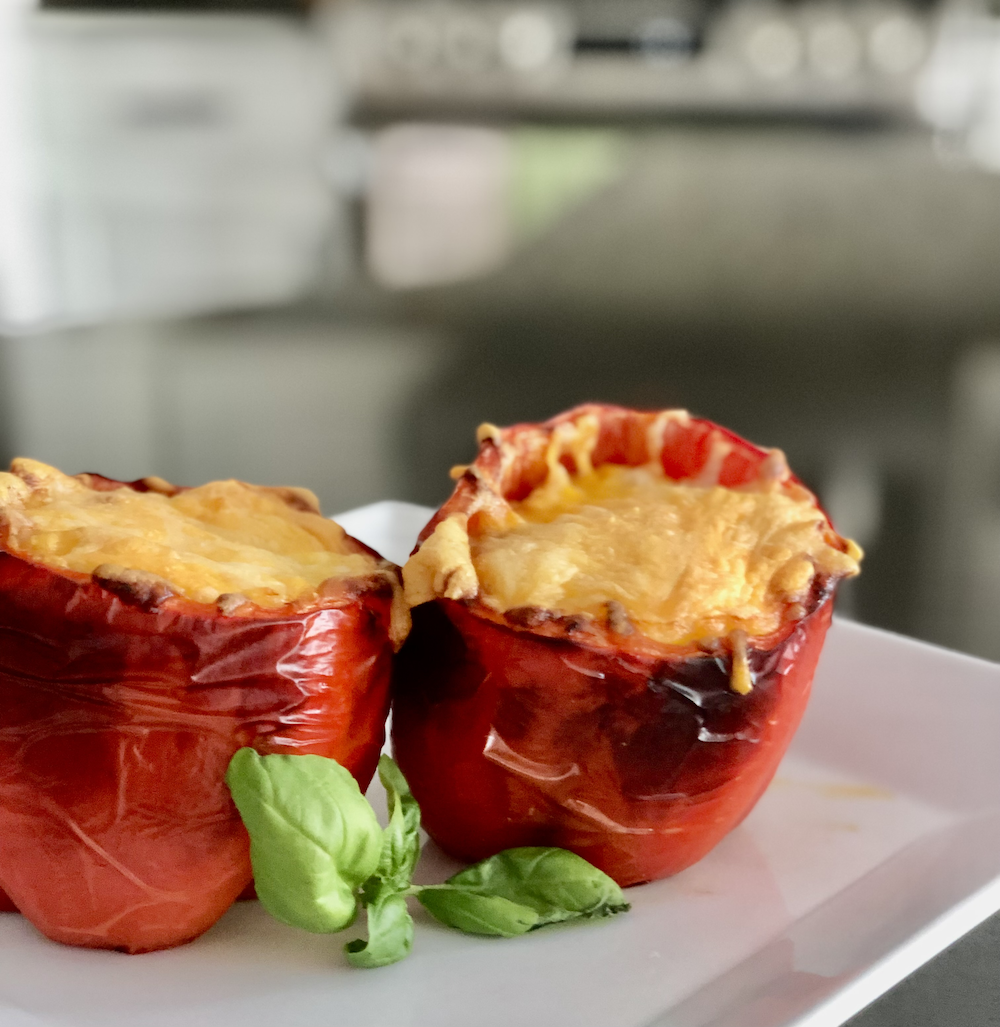 Ground Turkey Stuffed Peppers