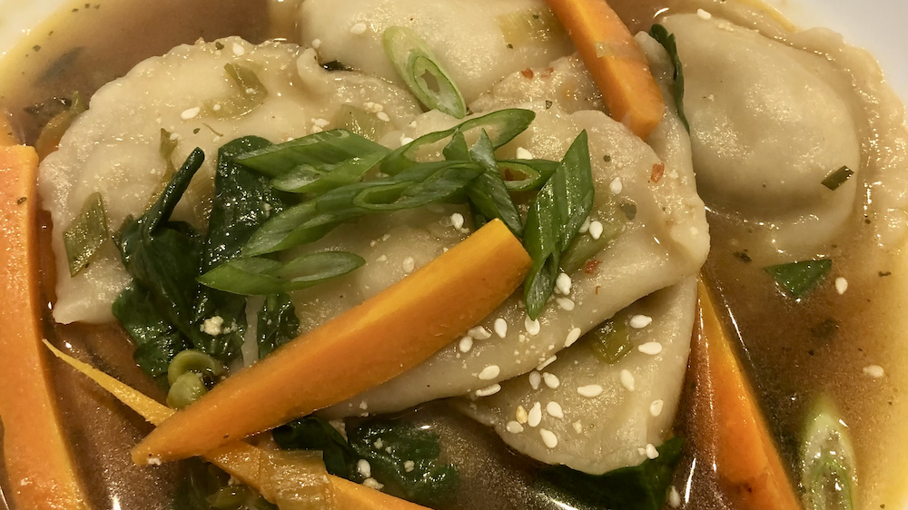 Asian Dumpling Soup