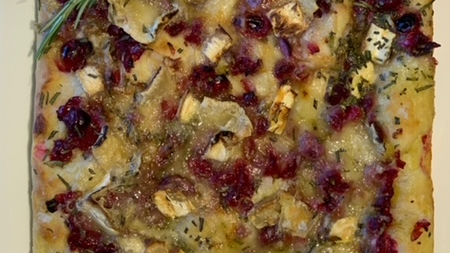 Cranberry Brie Focaccia