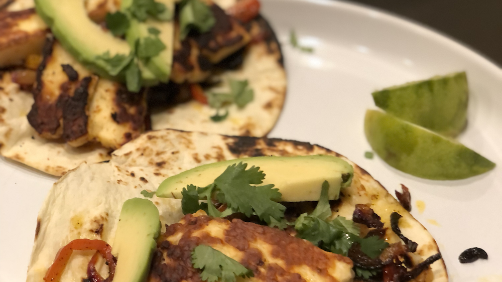 Halloumi Fajitas