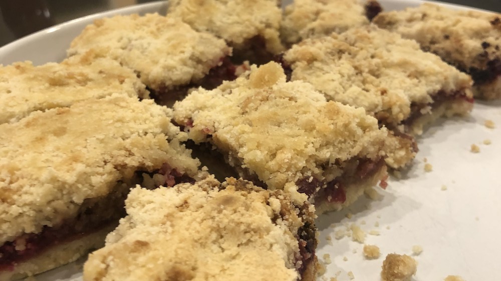 Cranberry Cobbler Bars