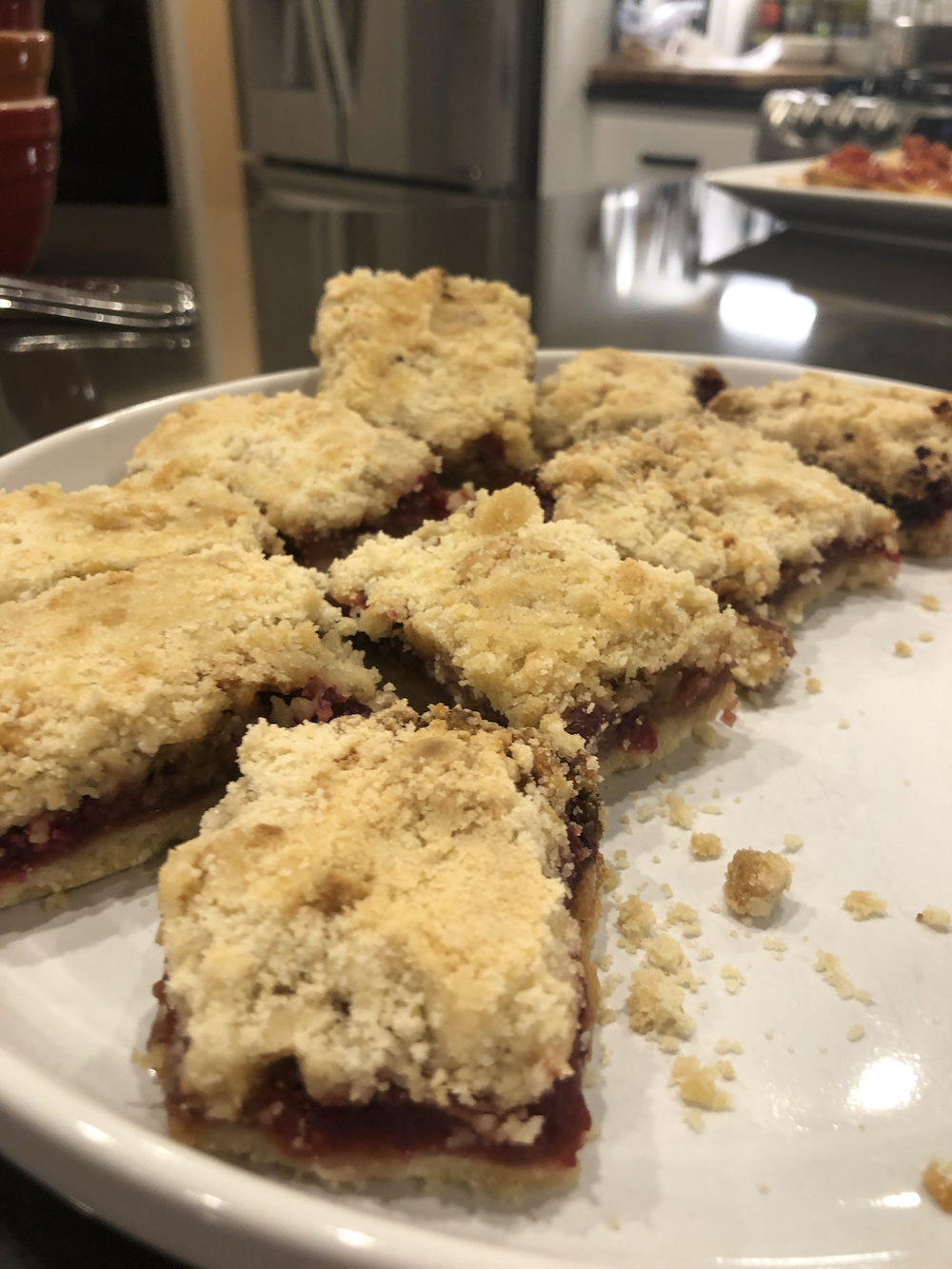 Cranberry Cobbler Bars