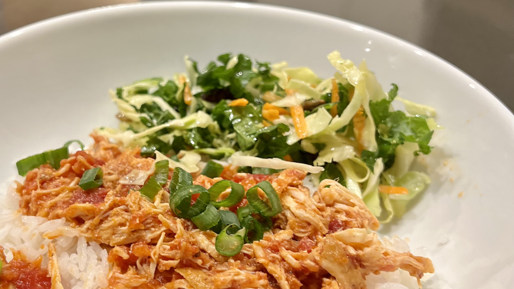 Korean BBQ Pulled Chicken with Asian Slaw