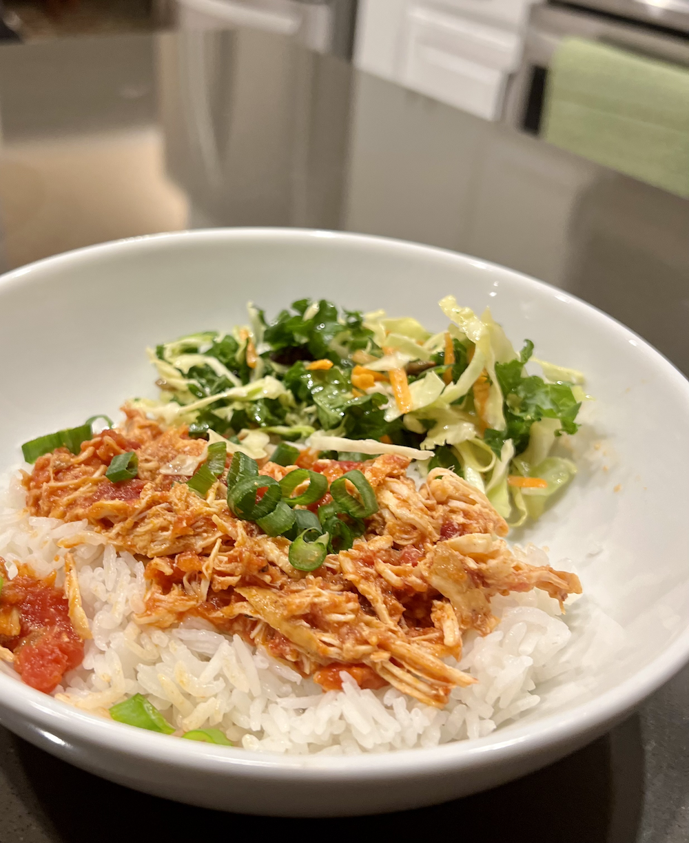 Korean BBQ Pulled Chicken with Asian Slaw