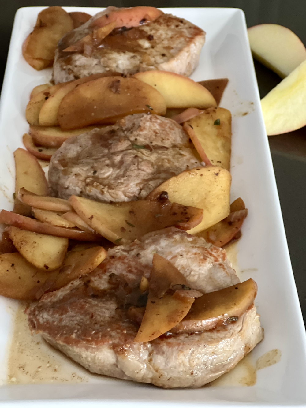 Pork Tenderloin Medallions with Apples