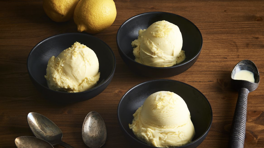 Lemon Olive Oil Ice Cream