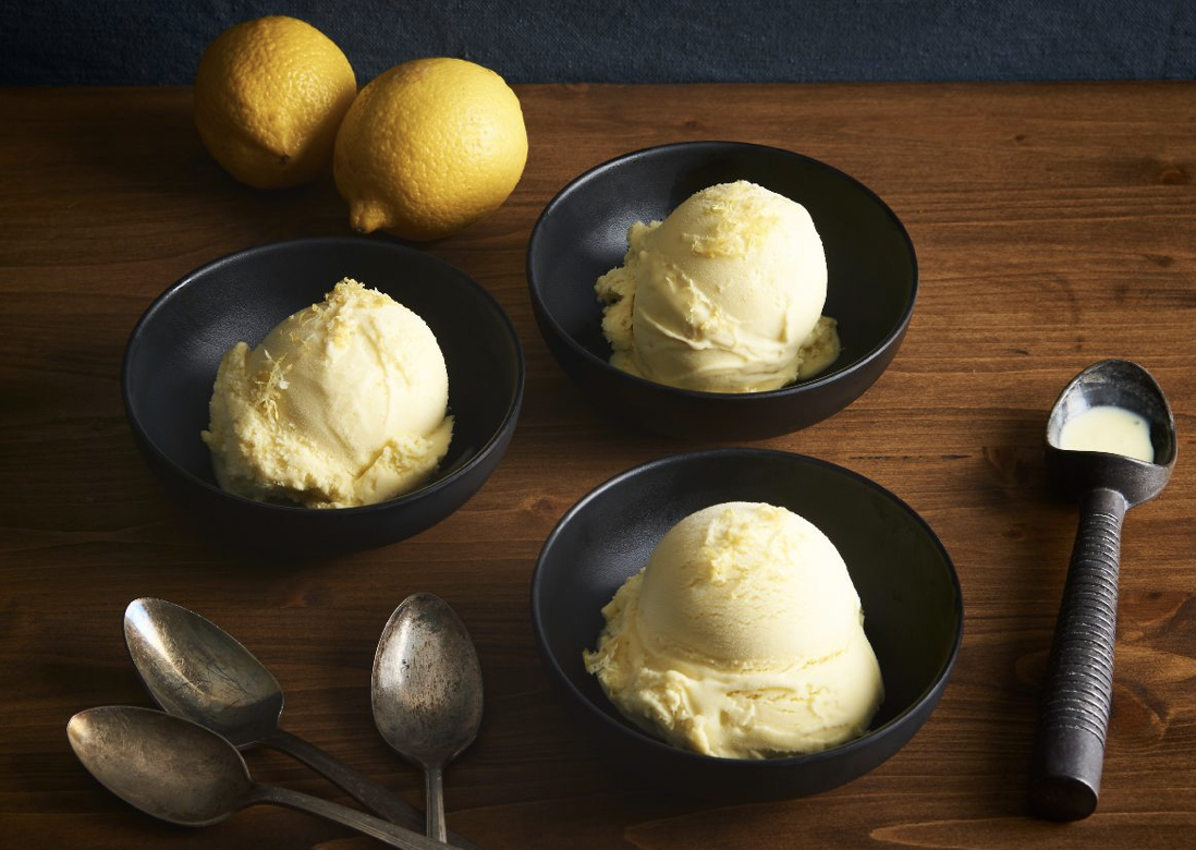 Lemon Olive Oil Ice Cream