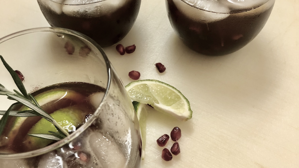 Image of Pomegranate Gin and Tonic
