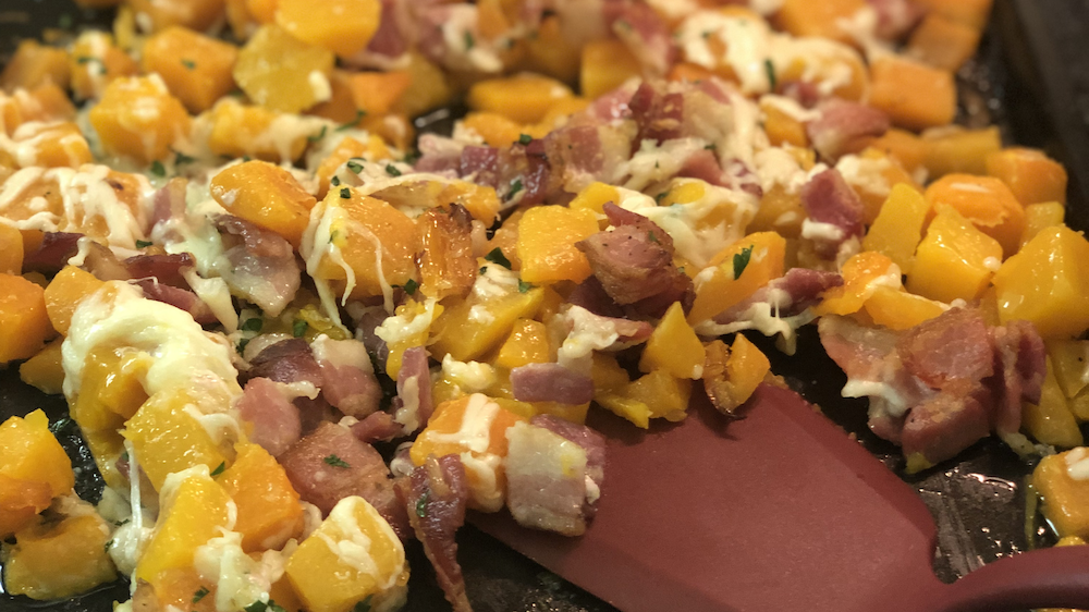 Image of Cheesy Bacon Butternut Squash