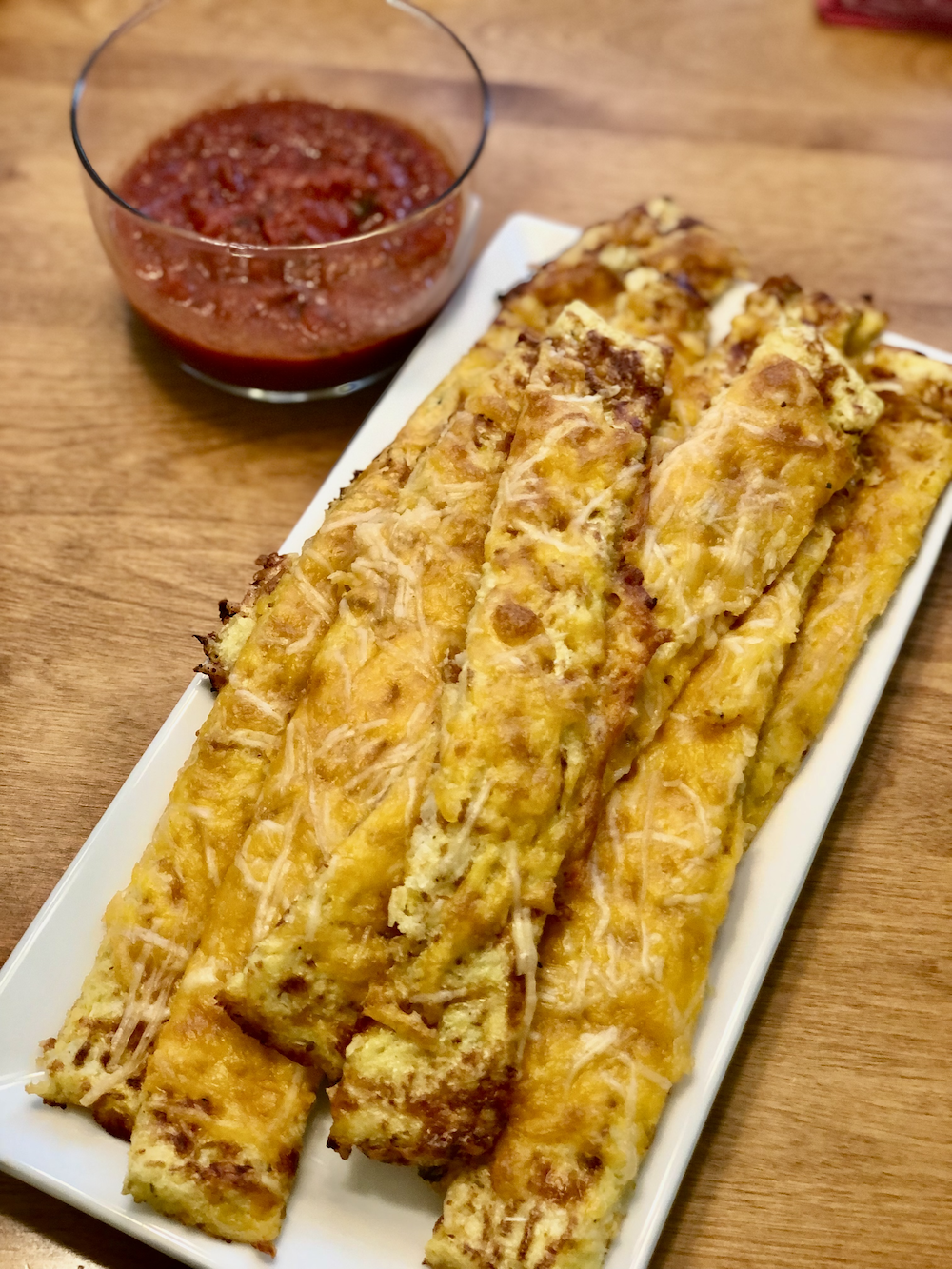 Cheesy Cauliflower Breadsticks